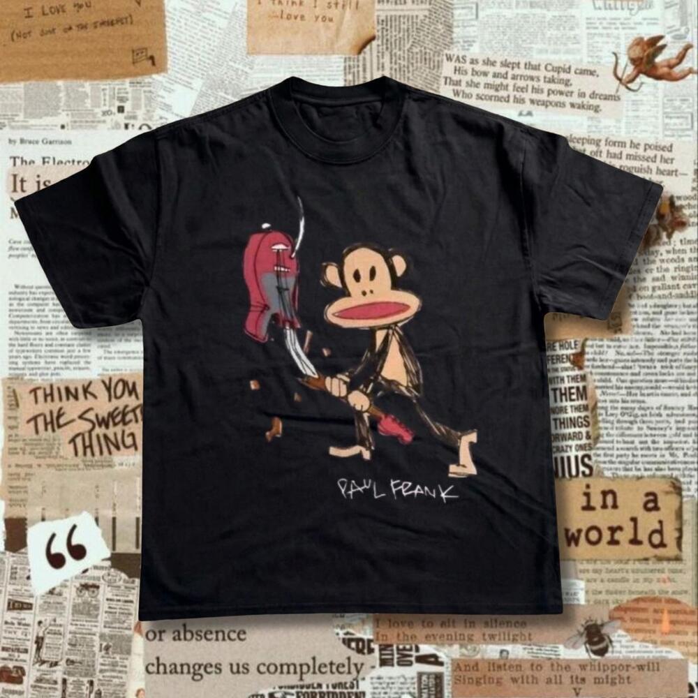 Paul Frank Black Graphic Tee